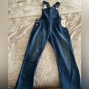 NWT American Bazi Women’s Denim Overalls size XL